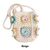 Handmade Crochet Floral Crossbody Phone Bag