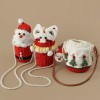 Handmade Crochet Christmas Bucket Bag