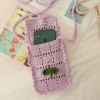 Handmade Crochet Hollow Crossbody Phone Bag