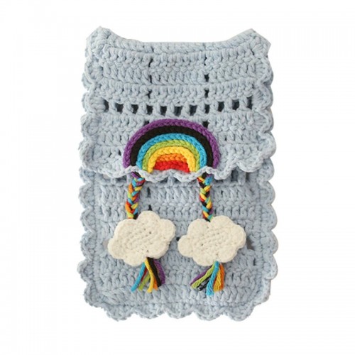 Handmade Crochet Hollow Crossbody Phone Bag