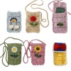 Handmade Crochet Hollow Crossbody Phone Bag