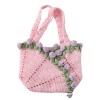 Handmade Crochet Multi-Rose Handbag
