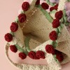Handmade Crochet Multi-Rose Handbag