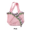 Handmade Crochet Multi-Rose Handbag