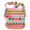 Handmade Crochet Smiley Maze Tote Bag