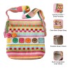 Handmade Crochet Smiley Maze Tote Bag