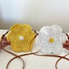 Handwoven Sunflower Crochet Crossbody Bag