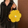 Handwoven Sunflower Crochet Crossbody Bag