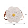 Handwoven Sunflower Crochet Crossbody Bag