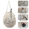 Hollow Knit Floral Tote Bag
