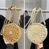 Small Round Crochet Beach Bag
