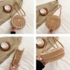 Small Round Crochet Beach Bag