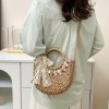 Straw Basket Crossbody Bag for Women