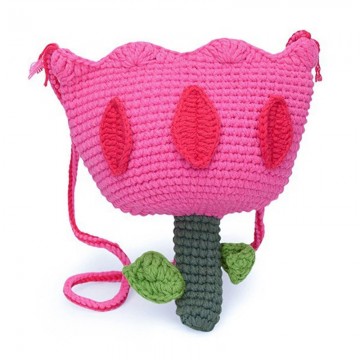 Tulip Crochet Phone Bag