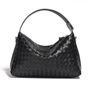 Leather Quilted Dumpling Crossbody Handbag