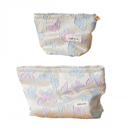 Colorful Butterfly Makeup Pouch
