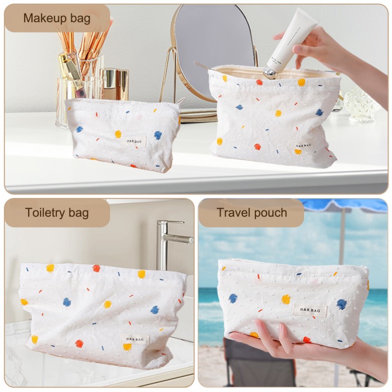Colorful Polka Dot Makeup Pouch Colorful Polka Dot Makeup Pouch