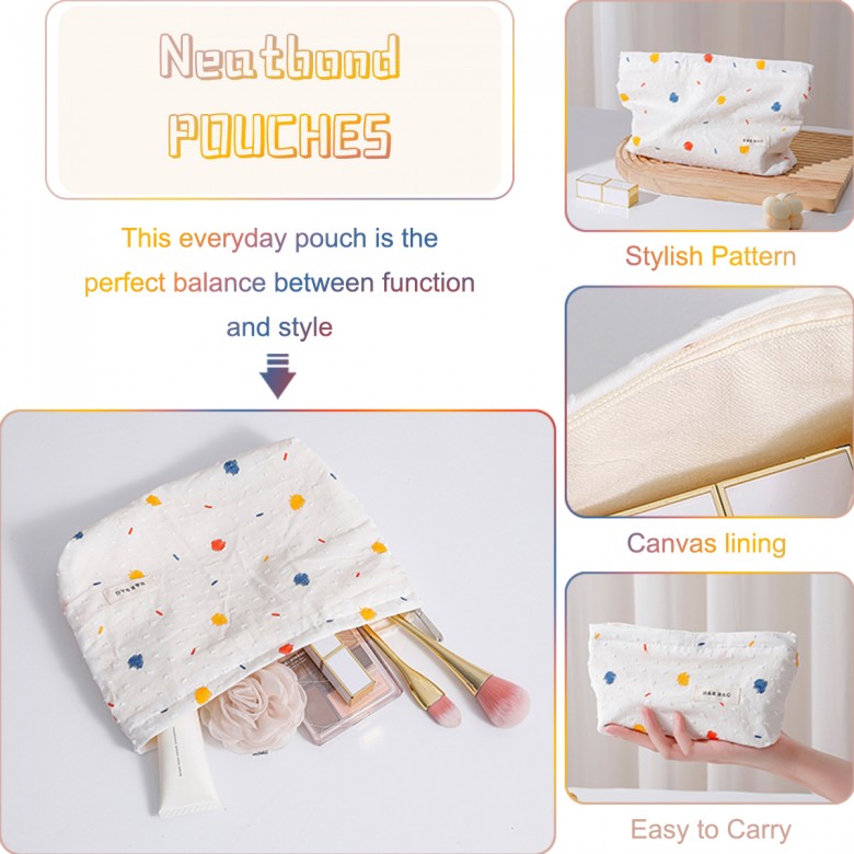 Colorful Polka Dot Makeup Pouch Colorful Polka Dot Makeup Pouch