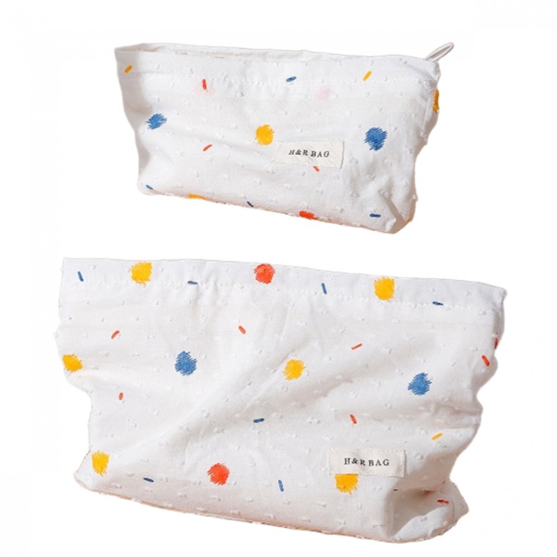 Colorful Polka Dot Makeup Pouch Colorful Polka Dot Makeup Pouch