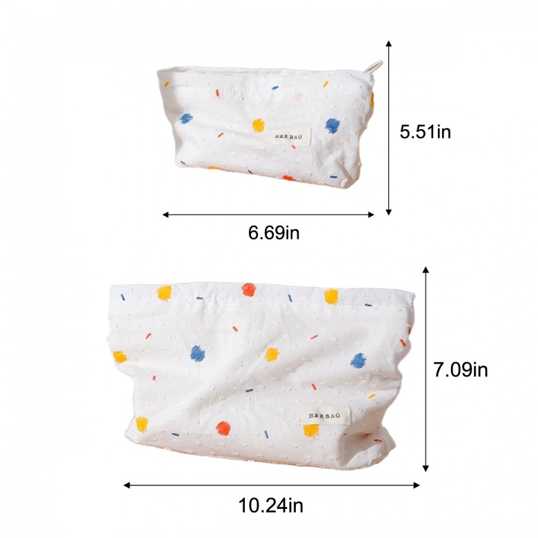 Colorful Polka Dot Makeup Pouch Colorful Polka Dot Makeup Pouch