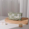 Forest Green Floral Embroidered Makeup Pouch