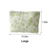 Light Green Floral Makeup Pouch