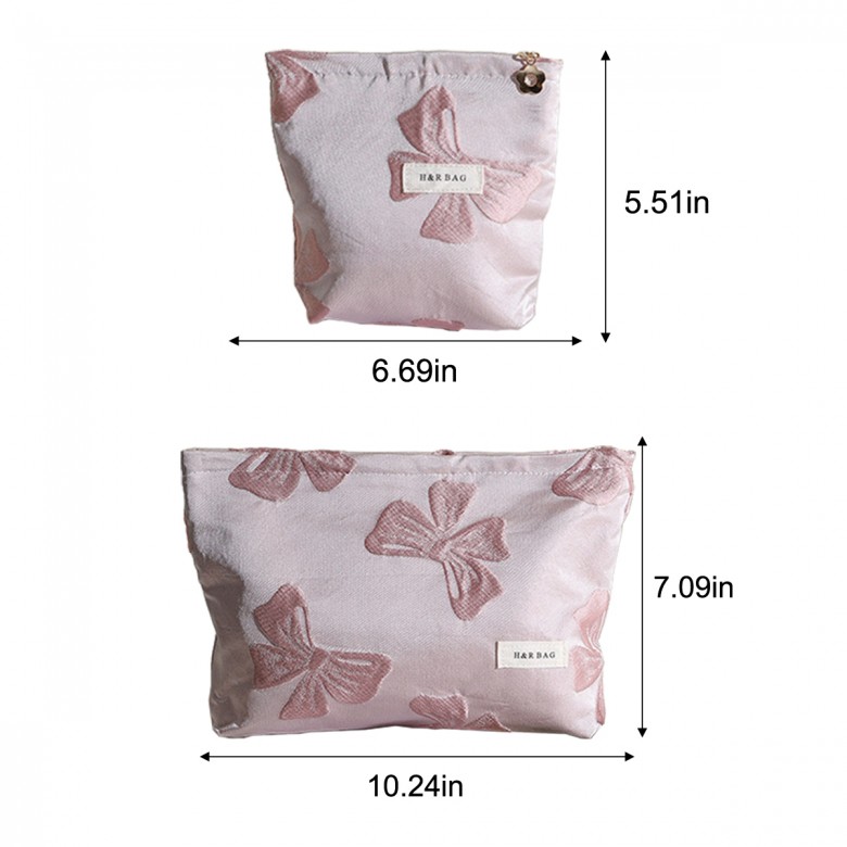 Pink Bow Make Pouch Pink Bow Make Pouch