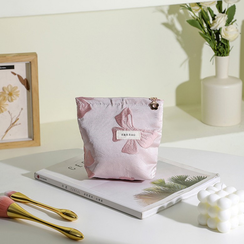 Pink Bow Make Pouch Pink Bow Make Pouch