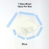 Anti Tarnish Jewelry Bag Reusable Clear Ziplock Pouches 70PCS