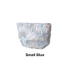 Blue Floral Makeup Bag Set 2PCS