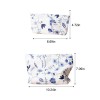 Cotton Linen Embroidered Makeup Bag Set 2PCS