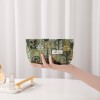 Embroidered Canvas Cosmetic Bag Set 2PCS