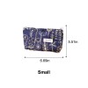 Embroidered Cotton Linen Makeup Bag