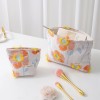 Floral Makeup Pouch Set for Purse 2PCS