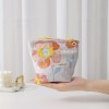 Floral Makeup Pouch Set for Purse 2PCS