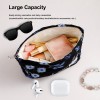 Handmade Embroidered Cosmetic Bag Set 2PCS