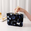 Handmade Embroidered Cosmetic Bag Set 2PCS