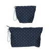 Polka Dot Pearl Chain Makeup Bag