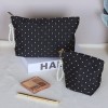 Polka Dot Pearl Chain Makeup Bag