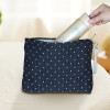Polka Dot Pearl Chain Makeup Bag