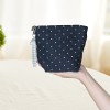 Polka Dot Pearl Chain Makeup Bag