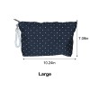 Polka Dot Pearl Chain Makeup Bag