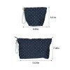 Polka Dot Pearl Chain Makeup Bag
