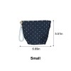 Polka Dot Pearl Chain Makeup Bag