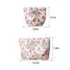 Summer Embroidered Canvas Cosmetic Pouch