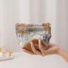 Yellow Floral Makeup Bag Set 2PCS