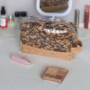 Eco-Friendly Biodegradable Coffee Grounds Makeup Bag