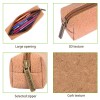 Eco-Friendly Cork Pencil Case Makeup Brush Organizer