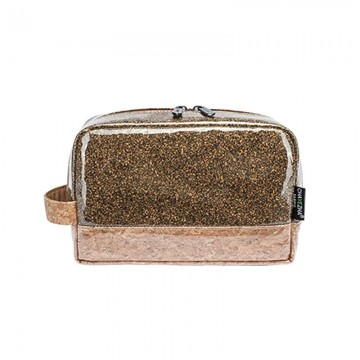 Eco-Friendly Tea Leaf Residue Makeup Bag
