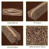 Eco-friendly Coffee Grounds Pencil Case Makeup Brush Bag